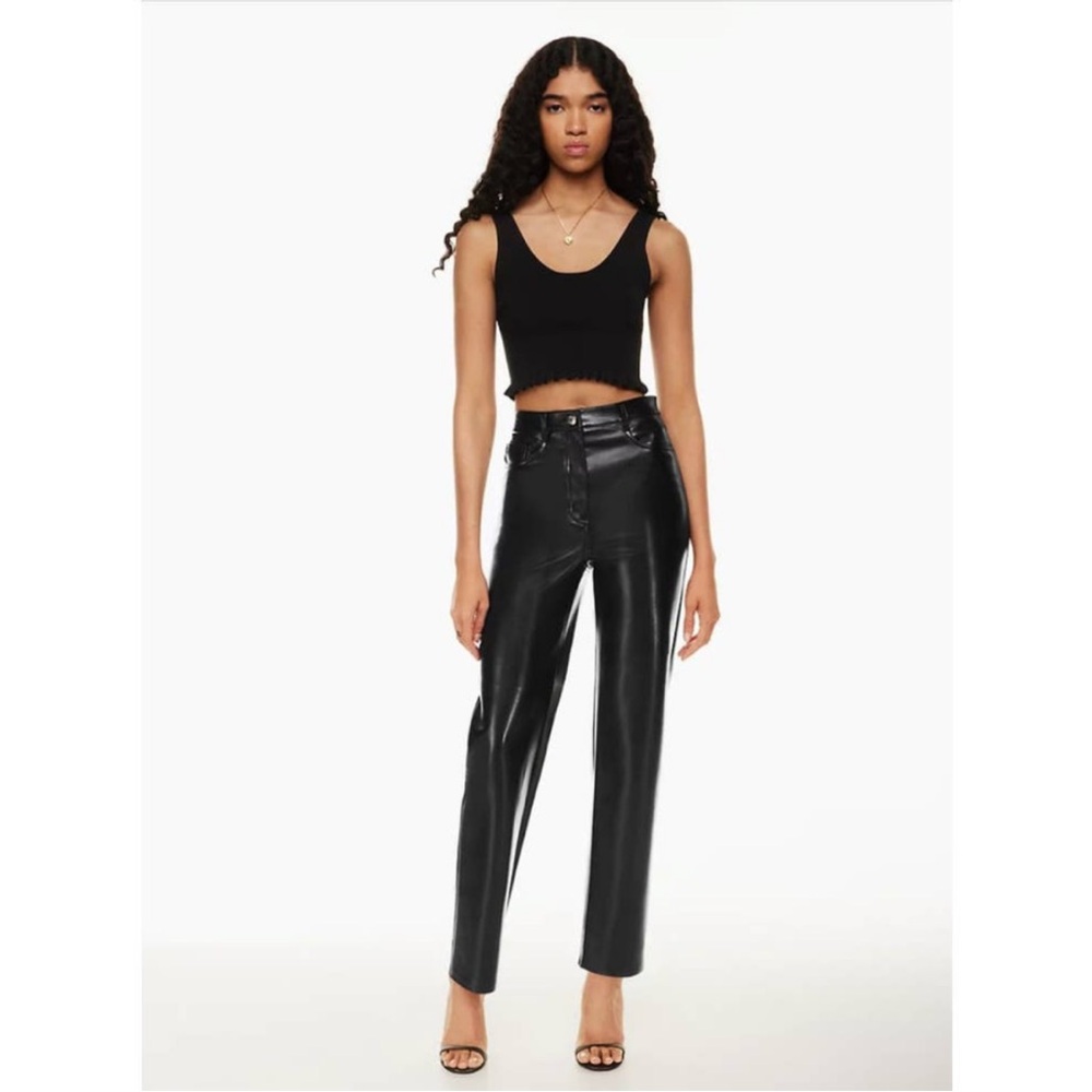 Wilfred Melina Black Leather Trousers